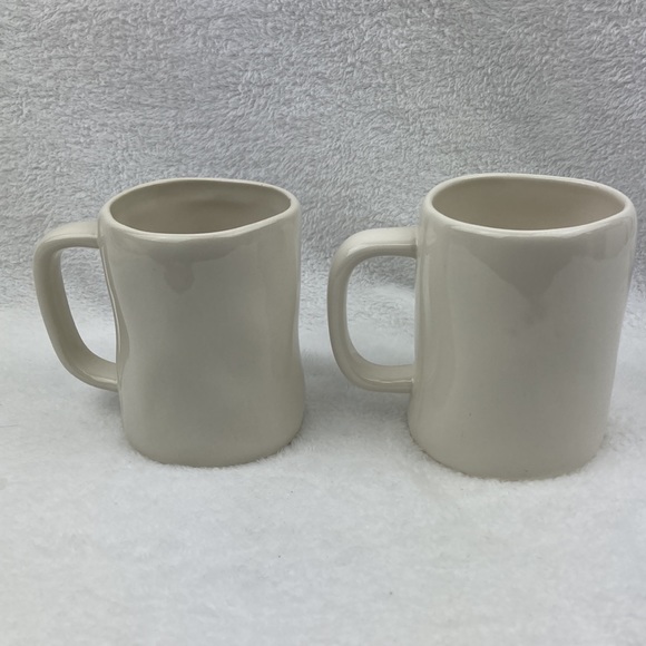 Rae Dunn Artisan Stoneware I Woke Up Like This Coffee Mugs Set of 2 - Picture 4 of 10